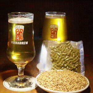 Картинка с пенным и блюдами